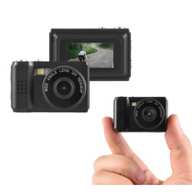 Mini Digital Camera with LCD Screen LED Flash 1080P Full HD 128GB SD Card Monoreflexes Shaped CMOS Small Compact Portable Video Recorder