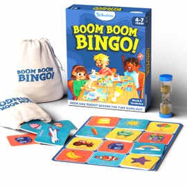 Skillmatics Bingo Preschool Board Game - Words & Vocabulary, Fun & Fast Matching Bingo Game, Gifts for Boys & Girls Ages 4, 5, 6, 7