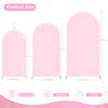 6FT Baby Pink Arch Covers, Spandex Fitted Wedding Arch Stand