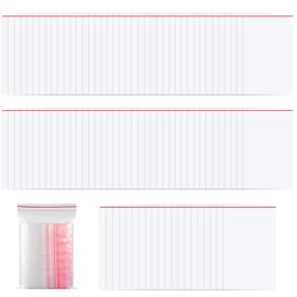 Pack of 100 Reusable Ziplock Bags, Poly Bags with Sealed Zip, Zip Bags, Resealable Bags (12 x 17 cm / 4.72 x 6.69 Inches)