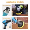 SUNJOYCO 4Inch Angle Grinder Sanding Discs, 100pcs Sand Paper Discs