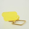 BLKSMTH Decorative Key Hook, 2.8 Inch Yellow Acrylic Cloud Design
