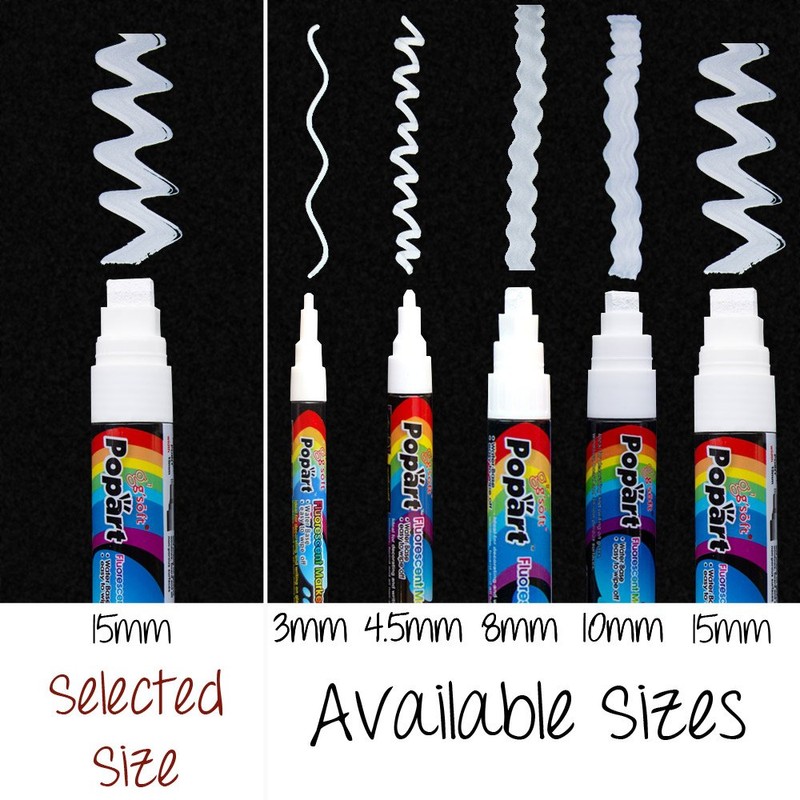 Ala Board Chalk Markers (Multicolor, 15mm)