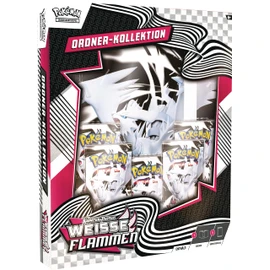 Pokémon - Trading Card Game: Folder Collection Crimson & Purple - White Flames (Reshiram Folder & 5 Booster Packs)