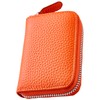 STREAM Card Case, Genuine Leather, Large Capacity, Accordion-Style, Anti-Skimming, Unisex,