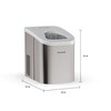 Frigidaire Stainless Steel 26 Lbs Counter Top Ice Maker