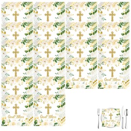 Delightful Confirmation, Baptism, and First Communion Decorations – Luxurious and Symbolic Napkin Decorations for Spiritual Gatherings and Celebrations