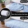 Carpet Gripper Non-Slip Mat, Velcro Closure, Non-Slip Sofa Cushion Gripper,