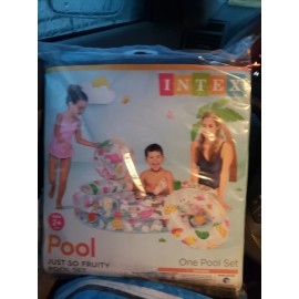 Intex Just So Fruity 59460EP Inflatable Kid Pool Set - 48" x 10"