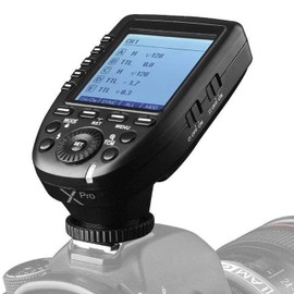 Godox Xpro-S - Disparador de flash para Sony TTL 2.4G inalámbrico 1/8000s HSS, diseño 5 botones de grupo dedicados, 11 funciones personalizables, disparador Reomte para iluminación de fotografía