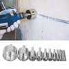Round Shank Emery Hole Saw Bit Kit Robust High Speed