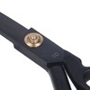 Sewing Scissors 10in Black High Manganese Steel Iron Ergonomic Curved