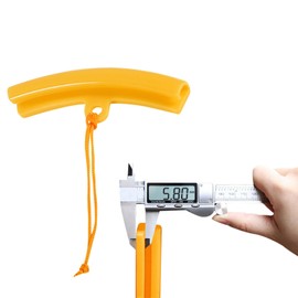 Car Tyre Change Rim Protector, Pack of 5 Car Wheel Change Rim Protectors, Attachment of Tyre Rim Changer Protection, Wheel Edge Protector Tool (Orange)