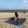HZJY Outdoor Picnic Blanket (71" x 55") -Compact Lightweight Waterproof