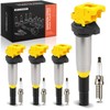 A-Premium Ignition Coil Pack and Iridium Spark Plugs