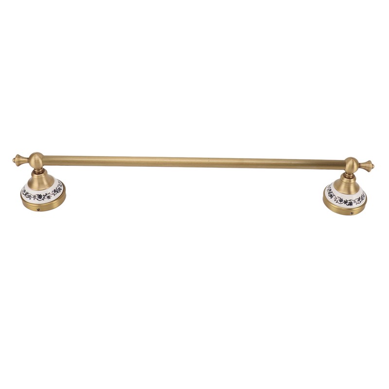 Towel Bar European Style Single Rod Hanging Bath Towel Holder