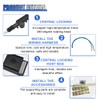 Car Power Door Lock Kit, Universal Heavy Duty Car Power