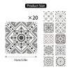20 Pieces Moroccan Style Tile Sticker, Removable Decorative Tile Stickers,
