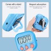 4 Pcs Digital Timer Kitchen Timer, Magnetically Attracted Countdown Stopwatch,