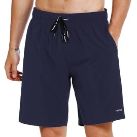 HOdo Mens Swim Trunks 9" Quick Dry Swim Shorts Bathing Suit, 03-navy, XX-Large
