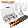 Snap Fastener Tool, Kamtop Heavy Duty Snap Button Plier with