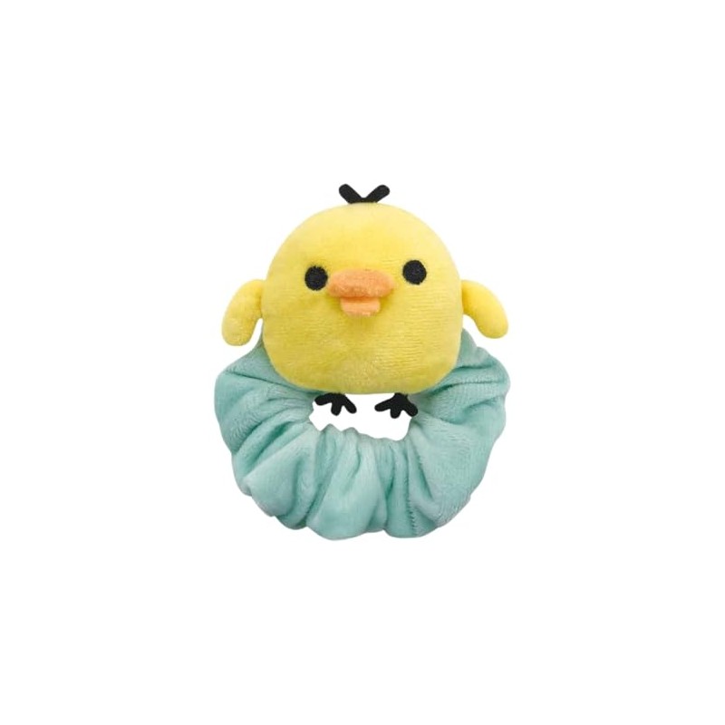 Eye Planning Rilakkuma Face Mascot Scrunchie Kiiroitori [Mascot Portion] Approx.