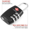 DanziX TSA Approved Lock and 4 Colors Stainless Steel Safety