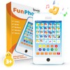 Boxiki Learning Pad Fun Phone with 6 Toddler Learning Games Kids. Touch and Learn Interactive Tablet for Learning Numbers, ABC and Spelling. Educational Toy for Children
