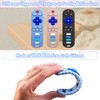 YAPROMO 2Pcs Teething Toys, Silicone TV Remote Teethers for Baby