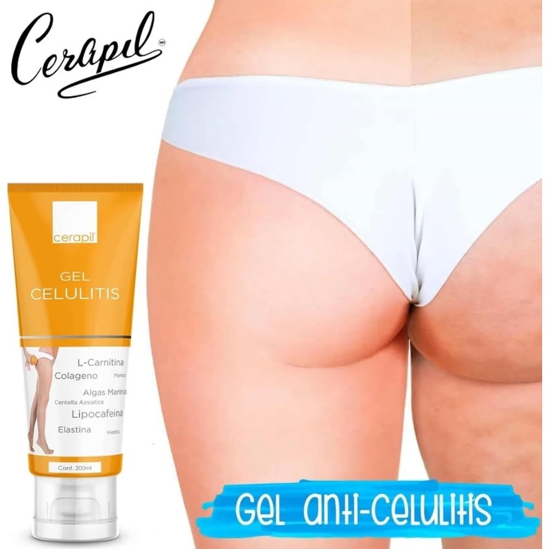 Gel Celulitis Reafirmante. Cerapil. 200ml.