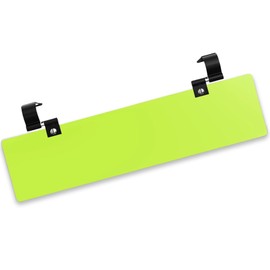 Glare Guard HyperBright Night Driving Visor, Replace Night Driving Glasses w/Anti-Glare Polarized Driving Visor for Headlight Glare Universal 14" x 3.25" fits Cars, Truck's SUV's & RV's, Made in USA