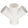 PATIKIL Double Wye Duct Splitter, 3" to 3" (Socket x