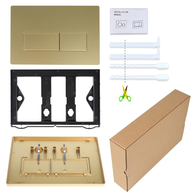 Toilet Flush Plate Kits, Toilet Dual Flush Button Replacement, Compatible