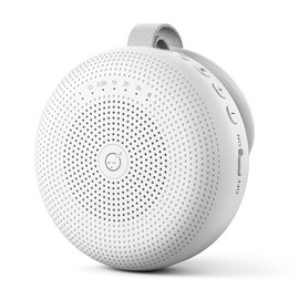 Máquina de ruido blanco para bebé, máquina de sonido portátil con 33 sonidos relajantes, temporizador y función de memoria para dormir, viajes, guardería, oficina y hogar