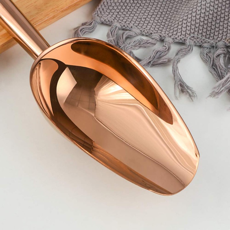 Bisda 氷スコップ アイススコップ アイストング 2本セット ステンレス鋼製 おしゃれ 衛生 丈夫なスコップ 4色選択可能