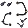 DJGAA 6PC Front Upper Control Arm and Ball Joint Assembly