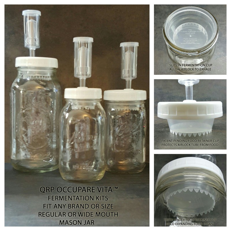 BETTER than Glass Fermentation Weights - Food Grade Plastic Mason