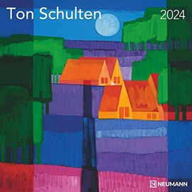 Ton Schulten 2024 Wall Calendar Brochure Calendar 30 x 30 cm 30 x 60 cm Open Art Calendar