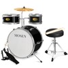 MOSEN Drum Set 3-Piece Beginner Drum Set Junior Drum Kit