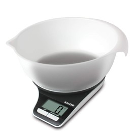 Salter Measuring Jug Digital Kitchen Scales, Electronic Food Weighing, 1.25L Easy Pour Cooking Scale Home Appliance, Add & Weigh Multiple Ingredients, Aquatronic for Liquids - 15 Year Guarantee