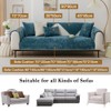 NUODWELL Soft Chenille Sofa Cover 1/2/3/4 Seater, Universal Non-Slip L
