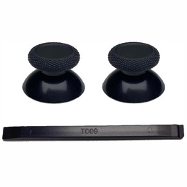 BODYA 2Pcs Joystick Caps for Meta Oculus Quest 2 Controller Analog Thumbsticks Mushroom Caps Black