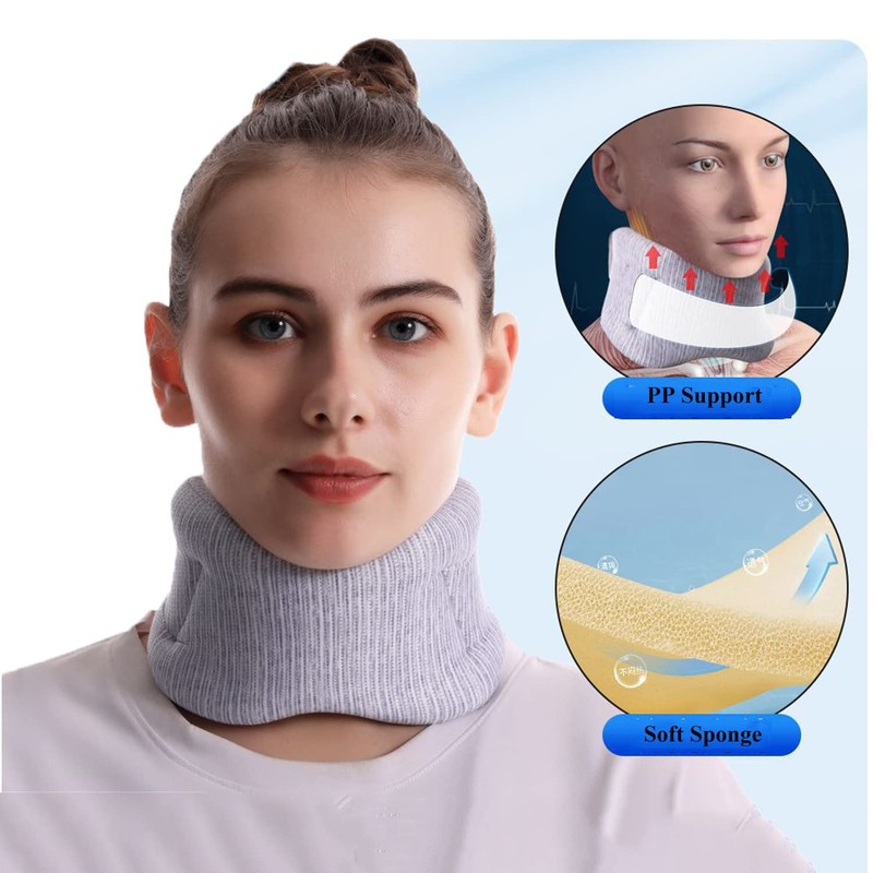Neck Support Brace Ergonomic Cervical Collar Soft Sponge Breathable Neck