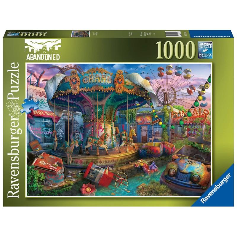 Ravensburger Abandoned Series: Gloomy Carnival - 1000 Piece Jigsaw Puzzle