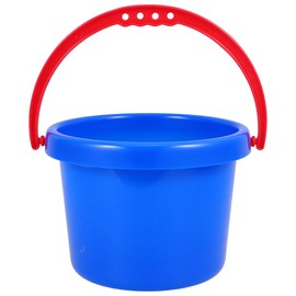 VICASKY Sand Beach Bucket Plastic Sand Bucket Summer Seaside Water Bucket with Handle for Water Pool Gardening Bath Toy Beach Fun Great Summer Party Accessories Blue