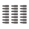 Edward Tools PH2 Screwdriver Bits Pack of 20-1” Phillips Screw