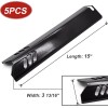 Unbranded 5 Pack Gas Grill Heat Shield Plate Burner Covers