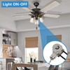 Ceiling Fan Light Switch ZE-109M Pull Chain Switch On Off