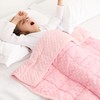 Alomidds Weighted Blanket Kids 5lb 36"x48", Minky Dots Small Weighted