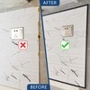 SUNWINGS 10-Pack 36 Inch Peel and Stick Aluminum Tile Trim,